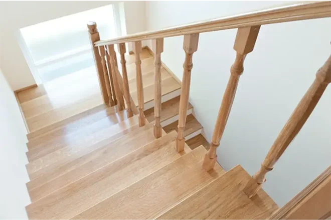 Custom stairs and railing