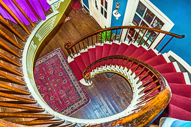 Historic stairs in home